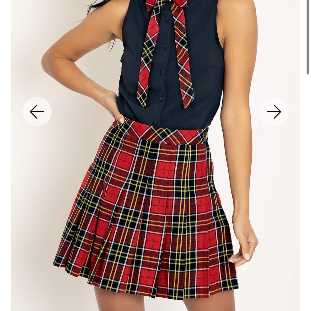 BlackMilk TARTAN GRYFFINDOR HIGH SCHOOL SKIRT - LIMITED
